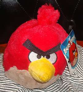 COOL Angry Birds 5 Plush Red Bird Doll  