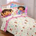 Dora the Explorer Exploring Together Full size 3 piece Sheet Set Was 