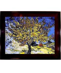 Van Gogh Mulberry Tree Framed Canvas Art  