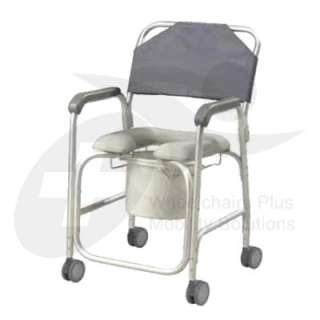 Drive Aluminum Shower Chair Commode Wheels Bath Seat  