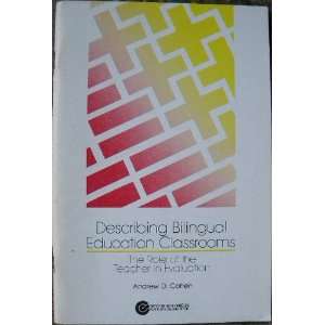   of the Teacher in Evaluation (9780897630504) Andrew D. Cohen Books