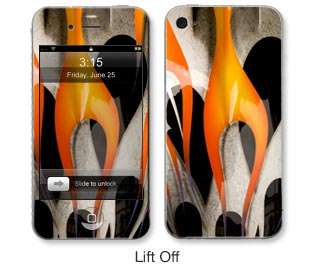 Deluxe Skins stick to the iPhone 4 with a patented removable adhesive 
