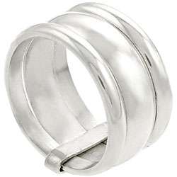 Sterling Silver Three band Ring  