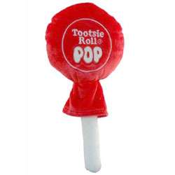 Mini Tootsie Pop Candy Plush Dog Toy  