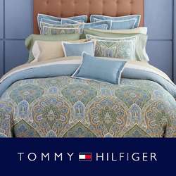   Hilfiger Jeweled Tapestry King size Bedding Ensemble with Sheet Set