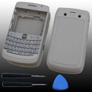 White Full Housing Faceplate Shell Cover Case For Blackberry Bold 9780 