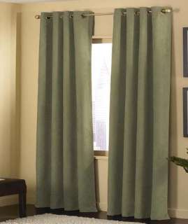 Panels Grommet Soft Solid Micro suede Curtain Window Covering Panel 