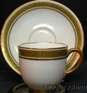 Pouyat Limoges The Athena Demitasse Teacup and Saucer  