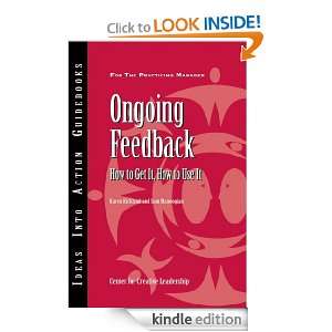 Ongoing Feedback How to Get It, How to Use It (J B CCL (Center for 