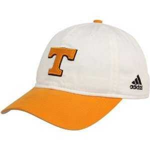 adidas Tennessee Volunteers White Orange On Field Adjustable Slouch 