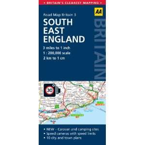  Road Map Britain South East England (Aa Road Map Britain 