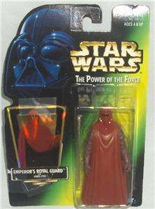 STAR WARS 1997 EMPERORS ROYAL GUARD FIGURE w/FORCE PIKE  