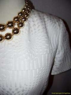 Gorgeous Escada White Dress 36/6 Silk MINT Made Germany  