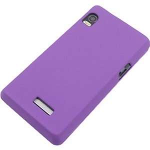  Crystal Hard PURPLE Snap on RUBBERIZED Faceplate Cover 