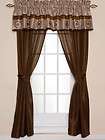 Imperial Gold Curtain Set w Valance Sheer Tassels items in KingLinen 