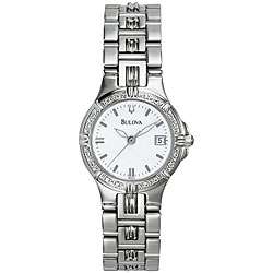 Bulova Womens Diamond Accented Watch  
