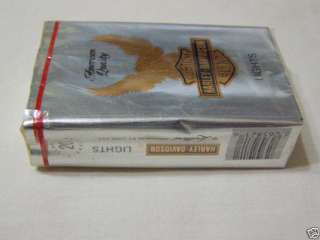 HARLEY DAVIDSON Soft Pack Cigarettes RARE Vintage Collectible Never 