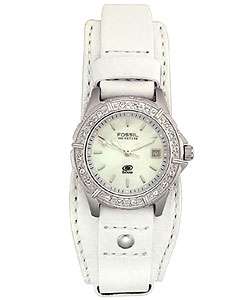 Fossil Womens White dial Leather Watch (case of 4)  