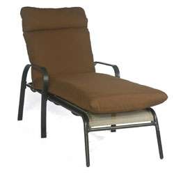 Bria Outdoor Brown Chaise Patio Lounge Chair Cushion  