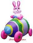 Air blown 7ft Wide Inflatable Easter Bunny Egg Car