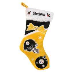 Pittsburgh Steelers Polyester Christmas Stocking  