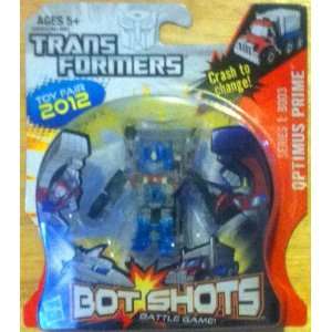  Toy Fair 2012 Exclusive Transformers Bot Shots Battle Game Optimus 