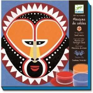  Djeco Coloured Sand Workshop   Ethnic Masks Toys & Games