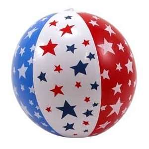  14 Patriotic Beach Ball Inflate Toys & Games