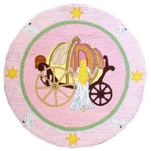   II Theme Childrens bedding Fairy Tale Princess round area rugs 36 Dia