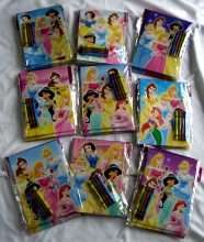 12 Disney Princesses Coloring Book + Crayon Party Favor  