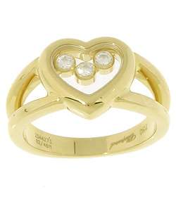 Chopard Happy 18k Gold 1/6ct Diamond Ring  