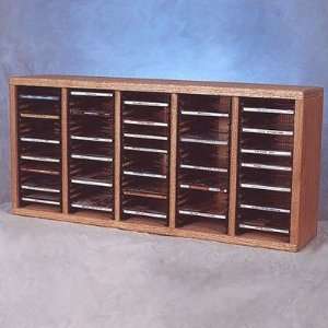  100 CD Storage Rack with Spring Loaded Mechanism Finish 