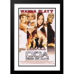  DOA Dead or Alive 20x26 Framed and Double Matted Movie 