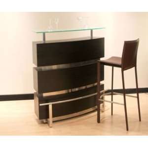 Crown Bar With Frosted Glass Top GFI Occasional Tables