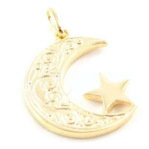  Pendant plated gold Dieu Lune. Jewelry