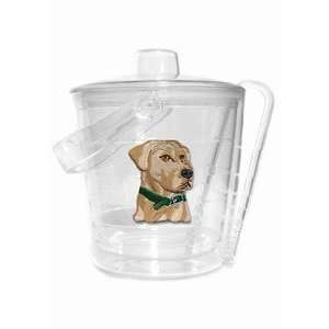  Tervis Tumblers Dog   Yellow Lab   2.5 quart Ice Bucket 