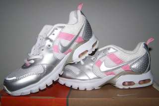 Girls size 5 Y Nike Air Max Epic White Running Shoes  