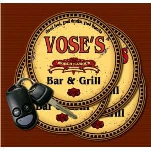  VOSES Family Name Bar & Grill Coasters