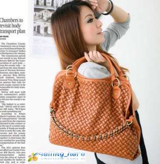 New Korean style lady Hobo charm PU leather handbag girl shoulder bag 