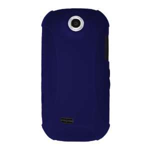   Case For Samsung Suede SCH R710   Blue Cell Phones & Accessories