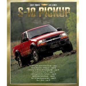  2001 Chevrolet S 10 Truck ZR2 SS Sales Brochure 