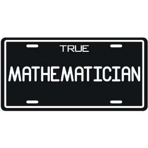  New  True Mathematician  License Plate Occupations