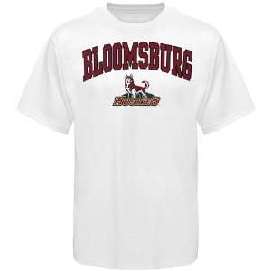  Bloomsburg Huskies White Bare Essentials T shirt Sports 