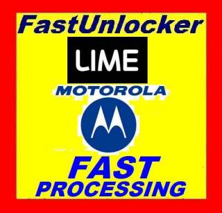 Unlock Code For LIME Motorola W230 W270 WX290 W233 V3  