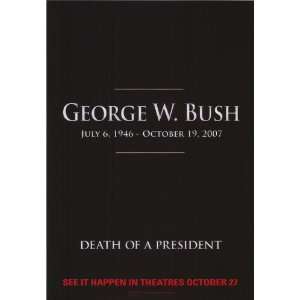 Death of a President Movie Poster (27 x 40 Inches   69cm x 