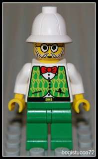 Lego Adventurers Professor Kilroy Articus ★ 7418 Minifigure  