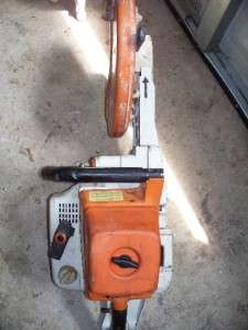 well maintained used Stihl TS 510 Concrete Cut Off Saw. It runs well 
