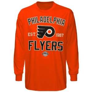 NHL Majestic Philadelphia Flyers Athletic Streamline Long Sleeve T 