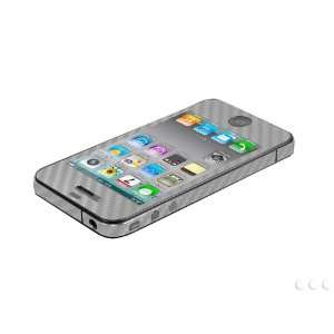  Cellet SKIN   Silver Carbon Fiber Design For Apple iPhone 4 