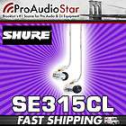    CL Sound Isolating Earphones Clear Earbuds SE315 CL 315 PROAUDIOSTAR